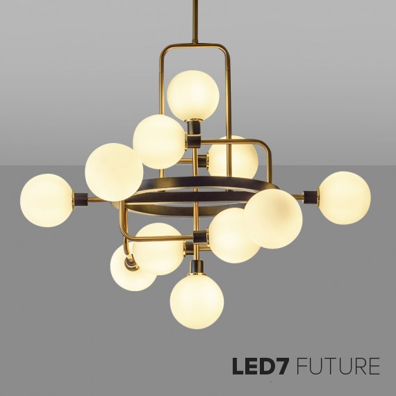 Loft Industry Modern - Mercury Chandelier